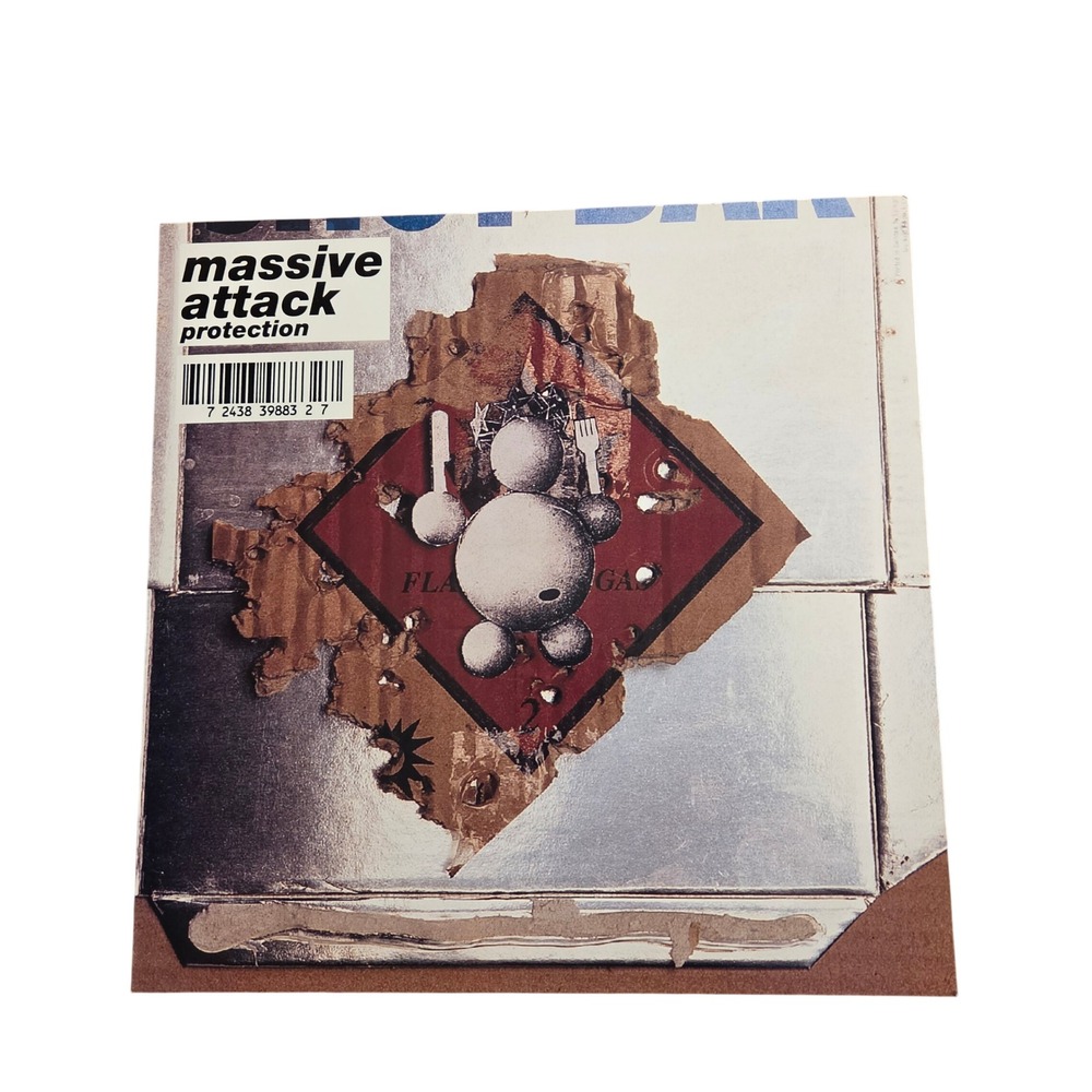 Massive Attack Protection 1995 Promo Flat Poster 12x12 Virgin Records Trip Hop